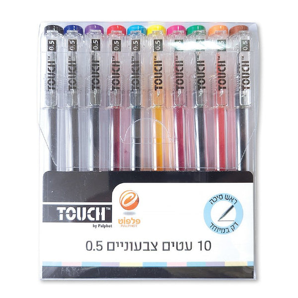 טאץ עט ג'ל צבעוני 0.5 - TOUCH