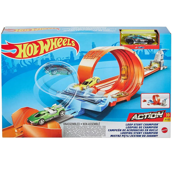 הוט ווילס  אקשן מארז משגר עם לולאה- Hot Wheels