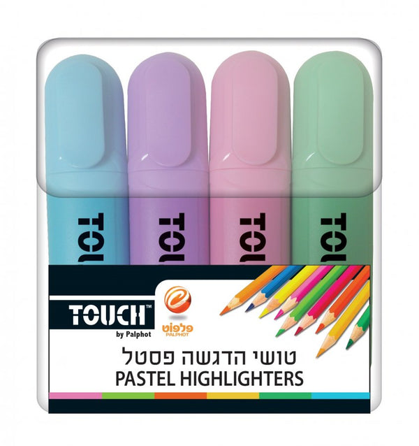 סט 4 מרקרים פסטל טאץ TOUCH