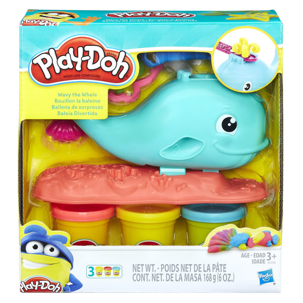 פליידו - גלידה אמריקאית  - Play-Doh (Hasbro) (wavy the whale)