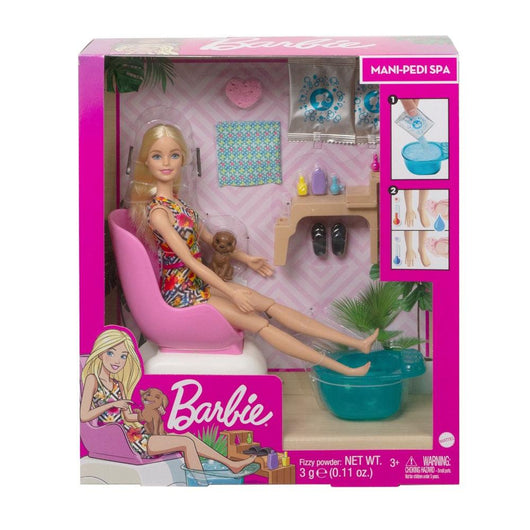 בובת ברבי סלון פדיקור - Barbie - צעצועים ילדים ודרקונים