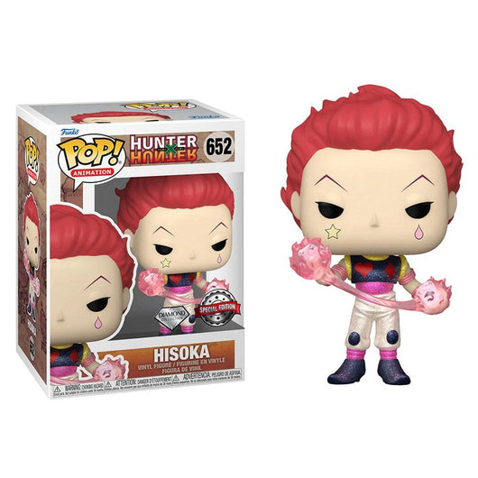 בובת פופ היסוקה מהדורת יהלום - Funko POP 652 Hisoka Diamond - צעצועים ילדים ודרקונים