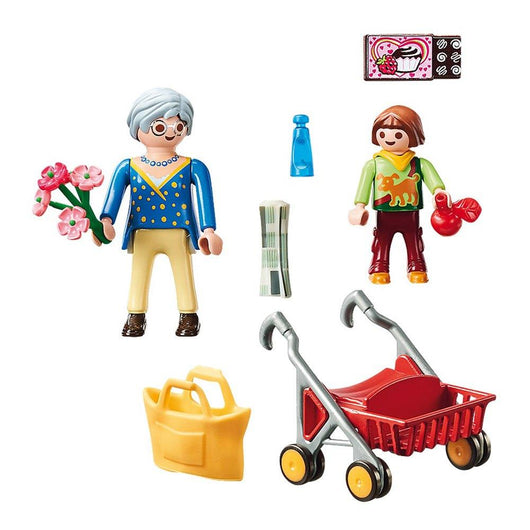 Playmobil פליימוביל 70194 סבתא ונכדה - 70194 - צעצועים ילדים ודרקונים