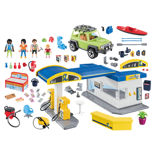 פליימוביל 70201 תחנת דלק - playmobil 70201 - צעצועים ילדים ודרקונים